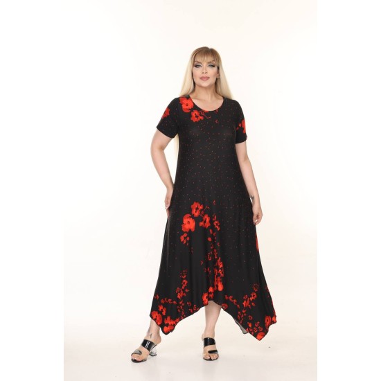 DESENLİ ELBİSE VİSKON KUMAŞ 185655