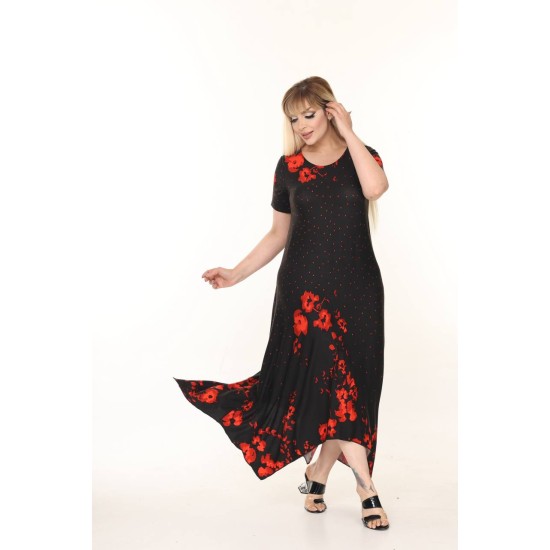 DESENLİ ELBİSE VİSKON KUMAŞ 185655