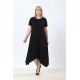 SİYAH ELBİSE VİSKON KUMAŞ 185657