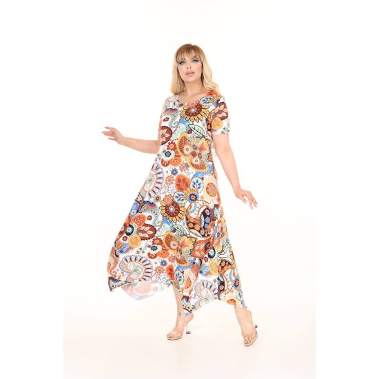 PATTERNED DRESS VISCOSE FABRIC 185658