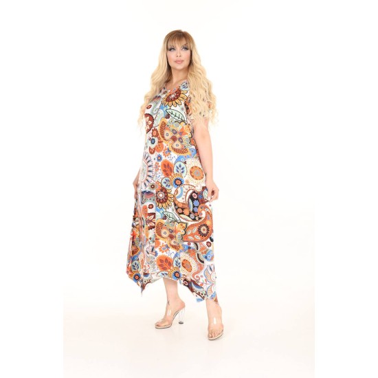 PATTERNED DRESS VISCOSE FABRIC 185658