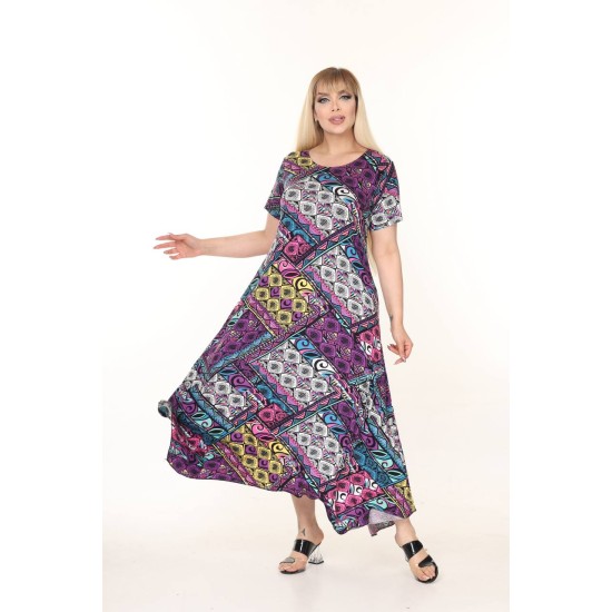 PATTERNED DRESS VISCOSE FABRIC 185660