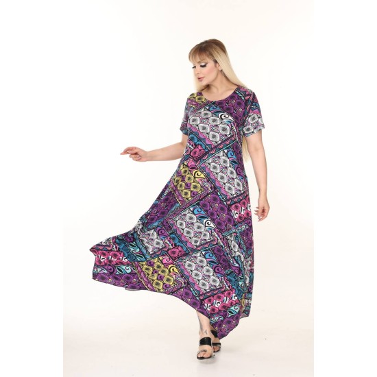 PATTERNED DRESS VISCOSE FABRIC 185660