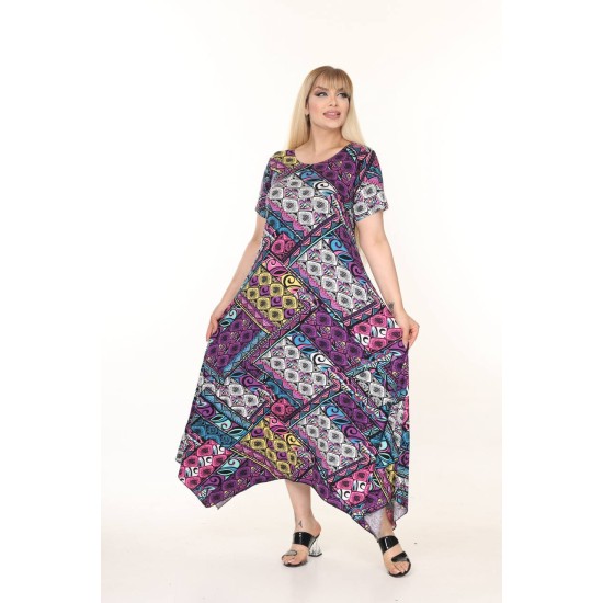 PATTERNED DRESS VISCOSE FABRIC 185660