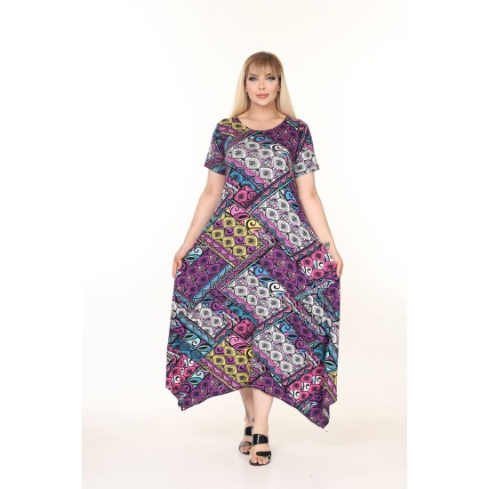 PATTERNED DRESS VISCOSE FABRIC 185660