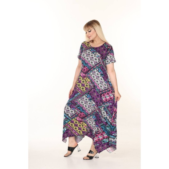 PATTERNED DRESS VISCOSE FABRIC 185660