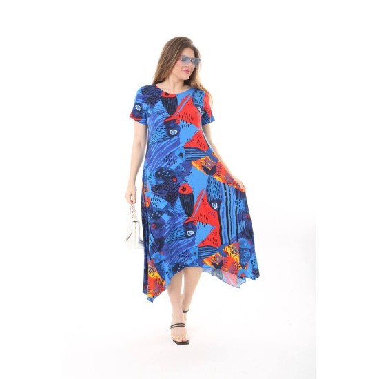 PATTERNED DRESS VISCOSE FABRIC 185662