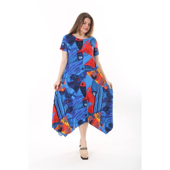 PATTERNED DRESS VISCOSE FABRIC 185662