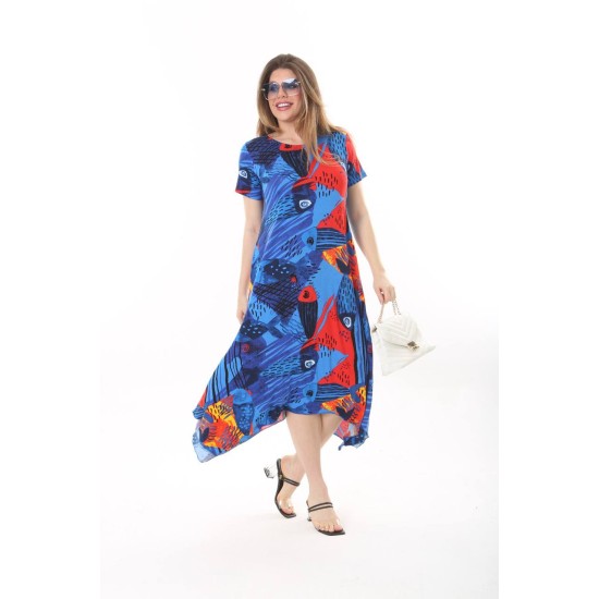 PATTERNED DRESS VISCOSE FABRIC 185662
