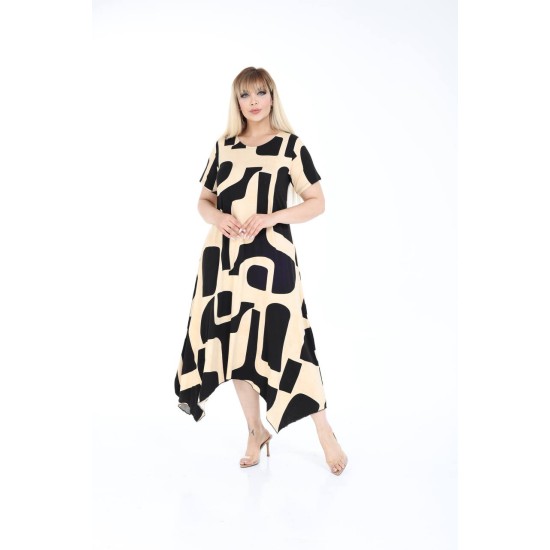 PATTERNED DRESS VISCOSE FABRIC 185663