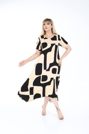 PATTERNED DRESS VISCOSE FABRIC 185663