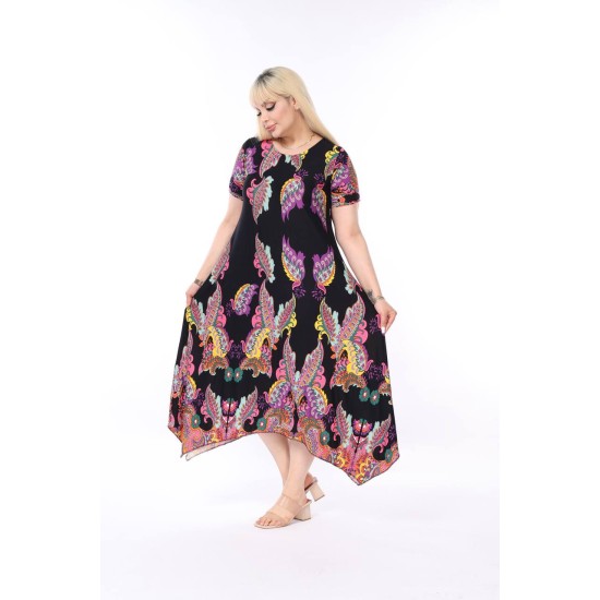 PATTERNED DRESS VISCOSE FABRIC 185666