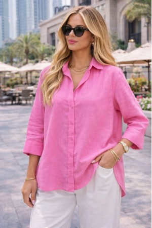 YIKAMALI PAMUK KETEN GÖMLEK 185933