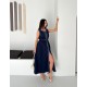 MAVİ ELBİSE KOT GARNILI 185913