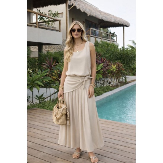 MODAL KUMAŞ ŞAL DETAYLI TAKIM 185938