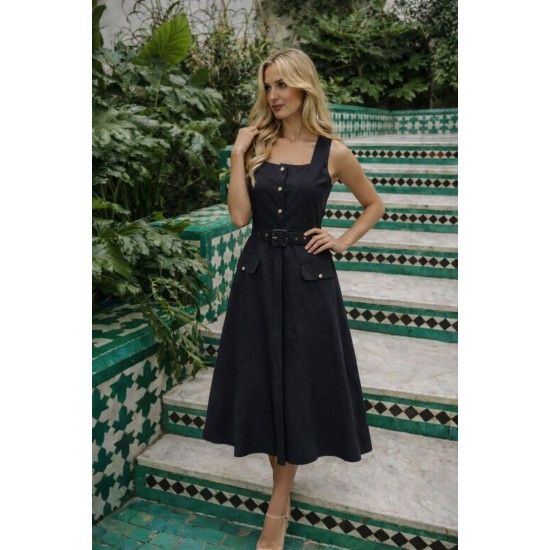 DESENLİ KREP ELBİSE 185939