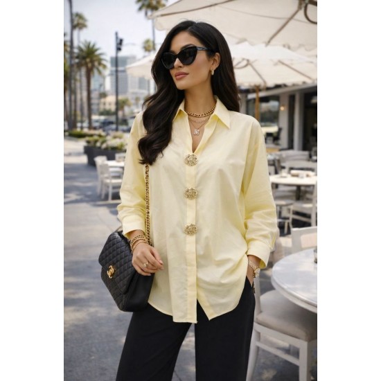 GOLD DÜĞME DETAYLI GÖMLEK 185945