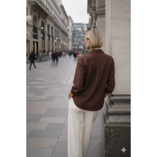 GOLD DÜĞME DETAYLI GÖMLEK 185947