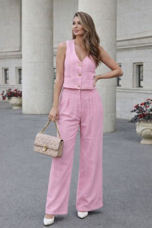 ÇİZGİLİ KUMAŞ YELEK TAKIM 185966