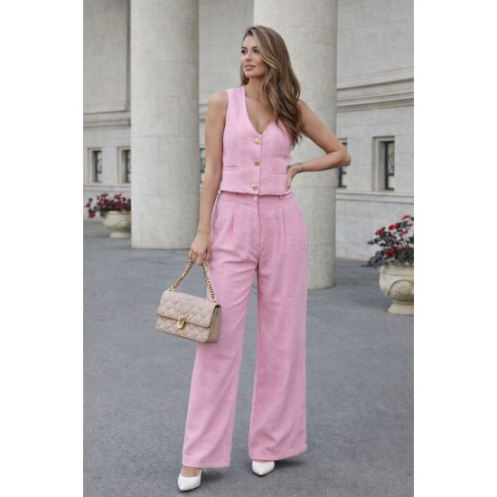 ÇİZGİLİ KUMAŞ YELEK TAKIM 185966