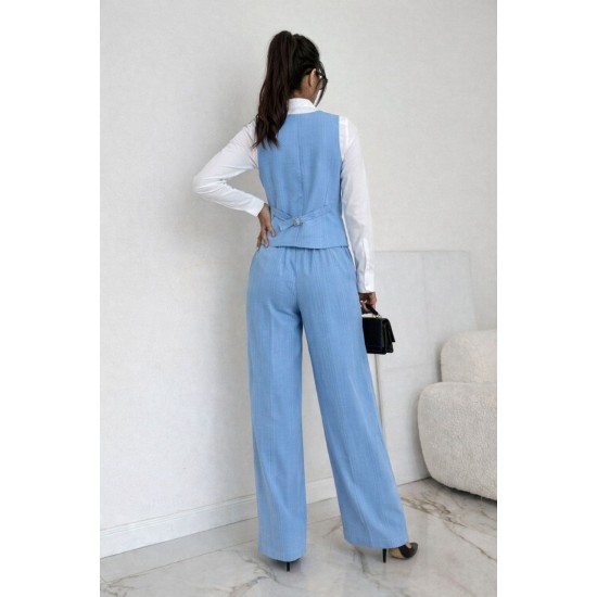 ÇİZGİLİ KUMAŞ YELEK TAKIM 185968