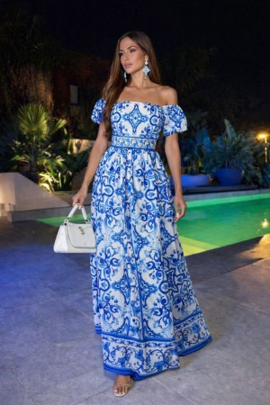 MADONNA YAKA İTHAL KREP KUMAŞ ELBİSE 185974