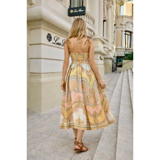 ZİMMERMAN KETEN KUMAŞ ELBİSE 185981