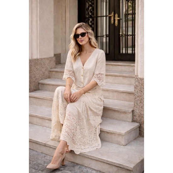 DANTEL NAKIŞ DETAYLI İTALYAN ETEK TAKIM 185983