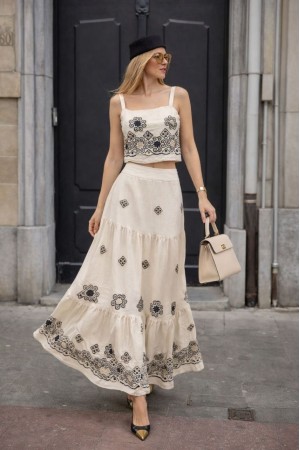 NAKIŞ DETAYLI ETEK TAKIM 185985