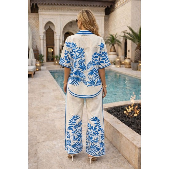 DESENLİ TAKIM KETEN KUMAŞ 185920