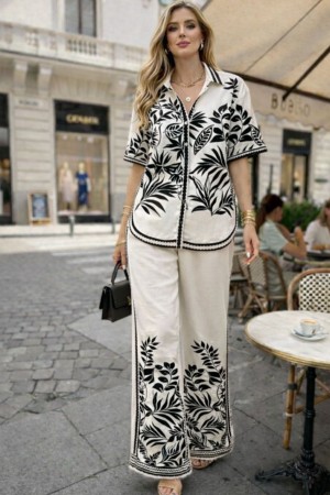 DESENLİ TAKIM KETEN KUMAŞ 185918