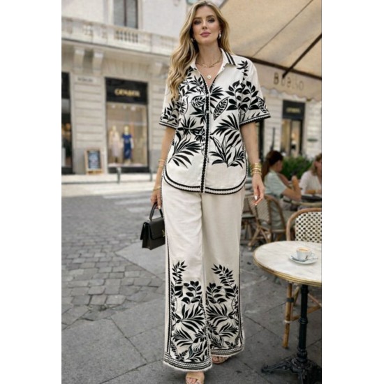 DESENLİ TAKIM KETEN KUMAŞ 185918