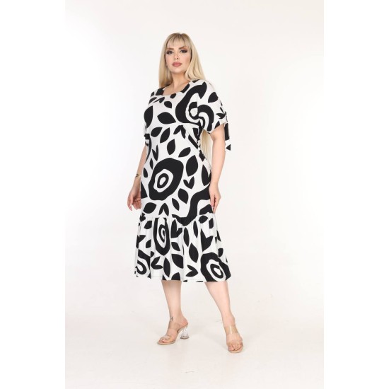 PATTERNED DRESS VISCOSE FABRIC 185674