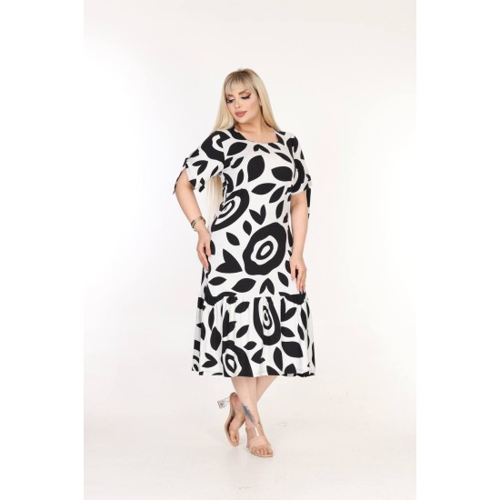 PATTERNED DRESS VISCOSE FABRIC 185674