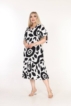 PATTERNED DRESS VISCOSE FABRIC 185674