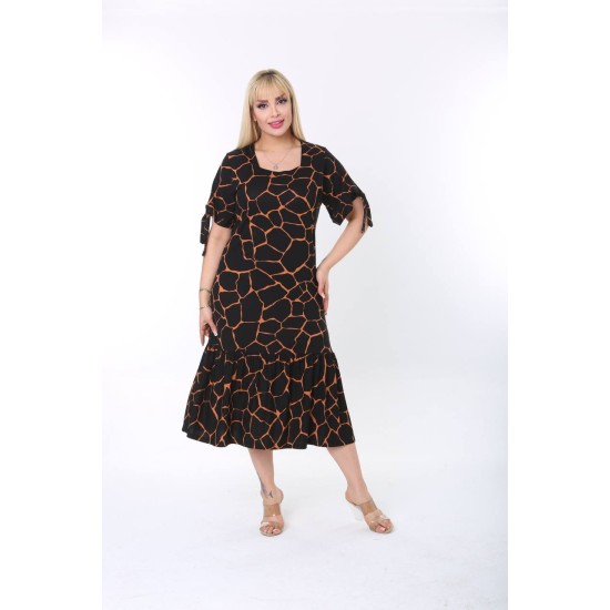 DESENLİ ELBİSE VİSKON KUMAŞ 185682