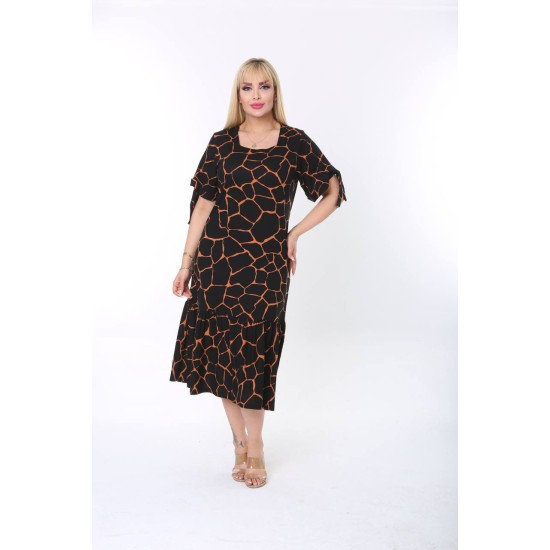 DESENLİ ELBİSE VİSKON KUMAŞ 185682