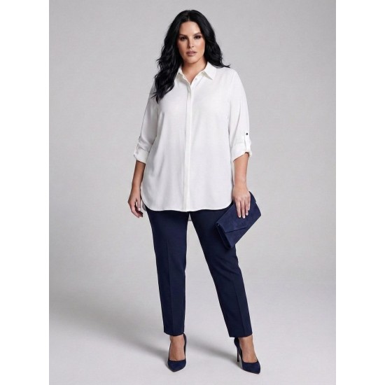 BEYAZ GÖMLEK RAHAT KALIP 185715