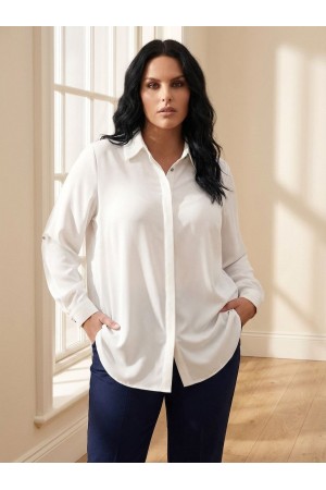 BEYAZ GÖMLEK RAHAT KALIP 185715