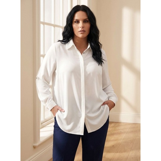 BEYAZ GÖMLEK RAHAT KALIP 185715