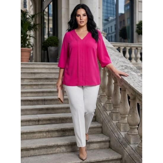 FUŞYA BLUZ KREP KUMAŞ 185709