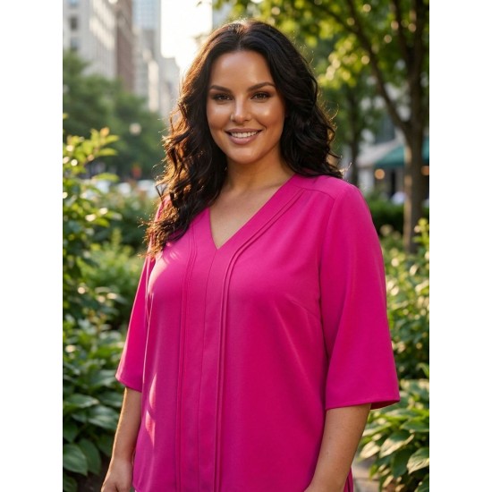 FUŞYA BLUZ KREP KUMAŞ 185709