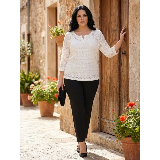 BEYAZ BLUZ DANTEL KUMAŞ 185702