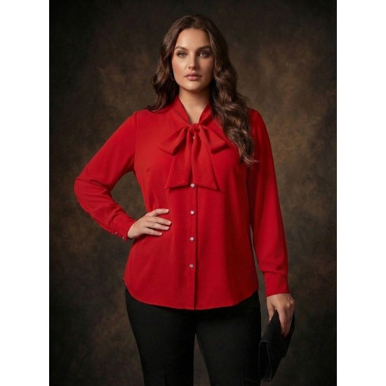 KAHVE BLUZ ŞİFON KUMAŞ 185696