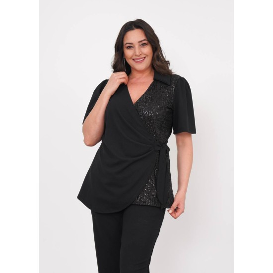 SİYAH TAKIM  KREP KUMAŞ