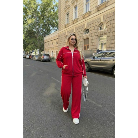 KIRMIZI EŞOFMAN TAKIM OYSHO KUMAŞ 185782