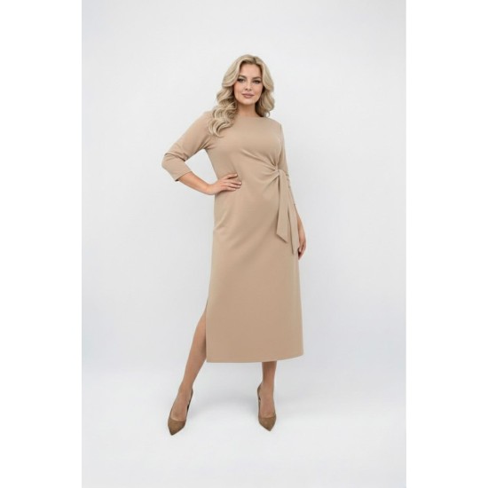 BEJ ELBİSE İKİ İPLİK KUMAŞ 185760