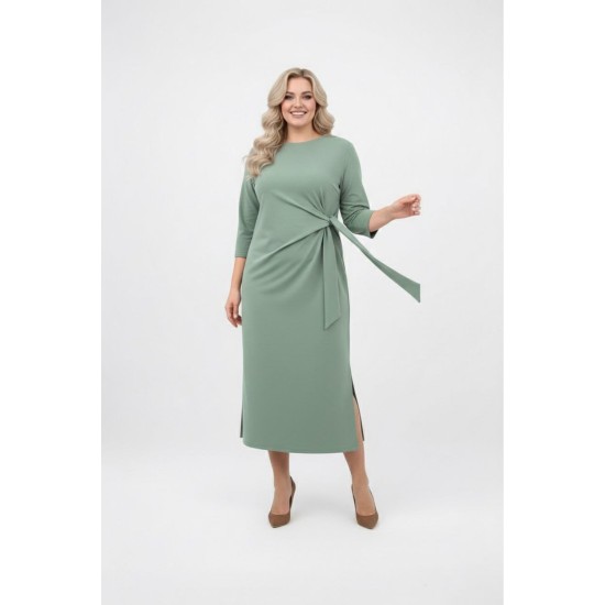 YEŞİL ELBİSE İKİ İPLİK KUMAŞ 185758