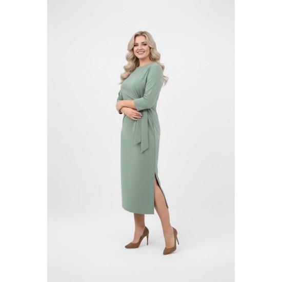 YEŞİL ELBİSE İKİ İPLİK KUMAŞ 185758