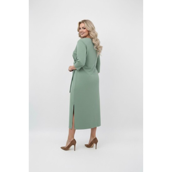 YEŞİL ELBİSE İKİ İPLİK KUMAŞ 185758